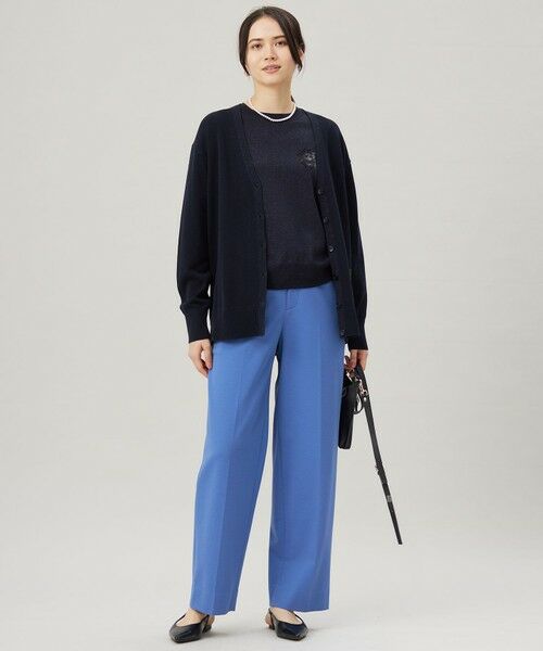 S size ONWARD(小さいサイズ) / エスサイズオンワード カーディガン・ボレロ | 【カタログ掲載・洗える】エンブレムニット カーディガン | 詳細12