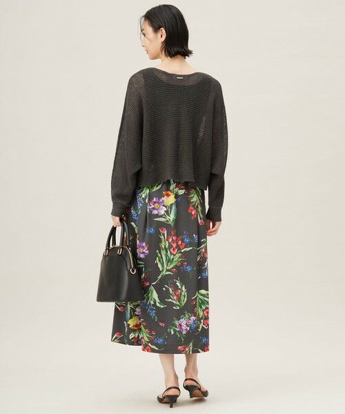 S size ONWARD(小さいサイズ) / エスサイズオンワード ニット・セーター | 【洗える】リネンミドルゲージドルマンスリーブ ニット | 詳細6