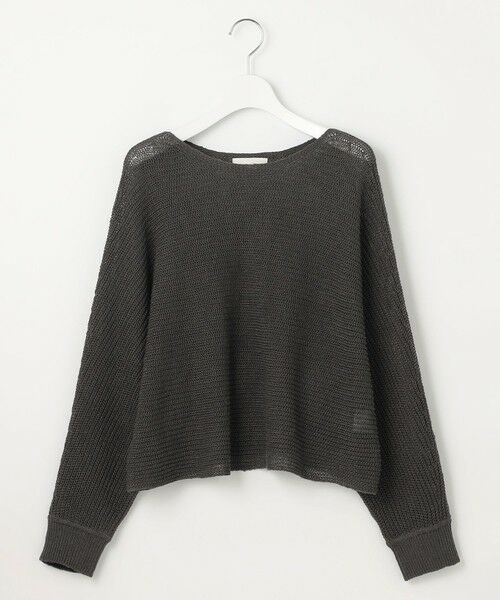 S size ONWARD(小さいサイズ) / エスサイズオンワード ニット・セーター | 【洗える】リネンミドルゲージドルマンスリーブ ニット | 詳細7