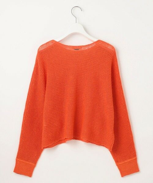 S size ONWARD(小さいサイズ) / エスサイズオンワード ニット・セーター | 【洗える】リネンミドルゲージドルマンスリーブ ニット | 詳細13