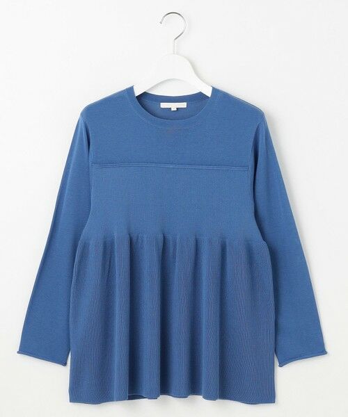 S size ONWARD(小さいサイズ) / エスサイズオンワード ニット・セーター | 【洗える】ドライコットンハイゲージペプラム ニット | 詳細14