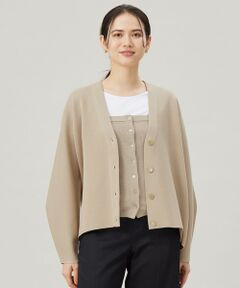 S size ONWARD(小さいサイズ) / エスサイズオンワード カーディガン・ボレロ | 【洗える】ドライコットンハイゲージニット カーディガン