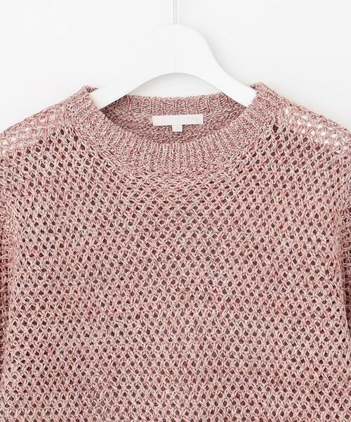 S size ONWARD(小さいサイズ) / エスサイズオンワード ニット・セーター | 【洗える】カラーミックスメッシュリネン ニット | 詳細6