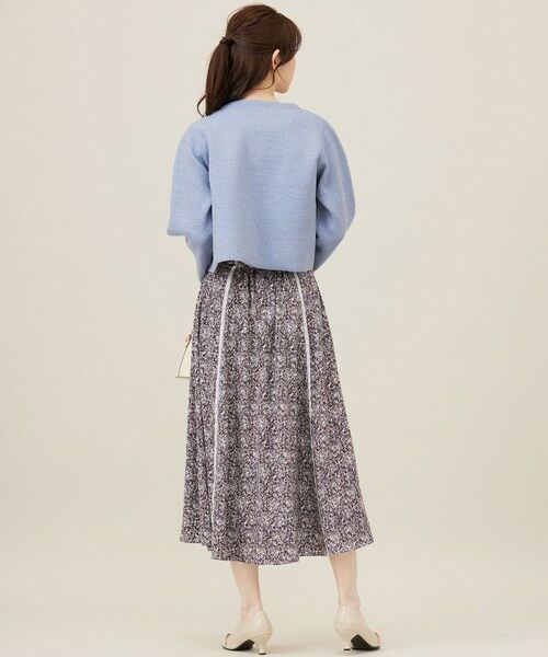 S size ONWARD(小さいサイズ) / エスサイズオンワード ニット・セーター | バイカラーラメニット カーディガン | 詳細9