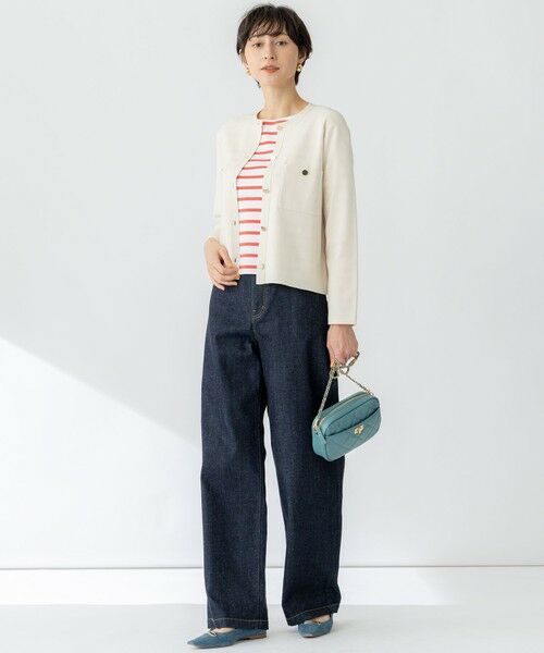 S size ONWARD(小さいサイズ) / エスサイズオンワード カーディガン・ボレロ | 【洗える】コンフォートストレッチ ニット カーディガン | 詳細2