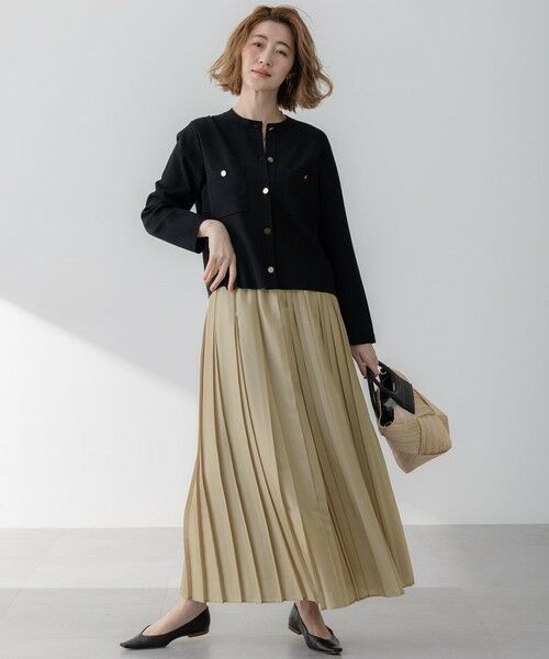 S size ONWARD(小さいサイズ) / エスサイズオンワード カーディガン・ボレロ | 【洗える】コンフォートストレッチ ニット カーディガン | 詳細5