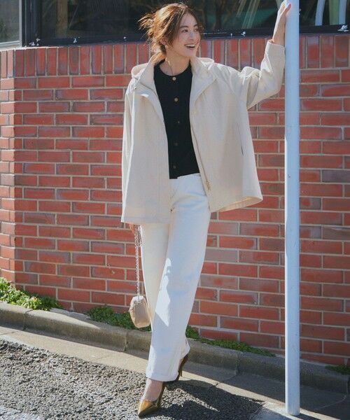 S size ONWARD(小さいサイズ) / エスサイズオンワード カーディガン・ボレロ | 【洗える】コンフォートストレッチ ニット カーディガン | 詳細7