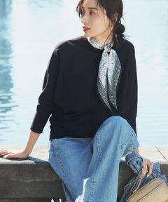 S size ONWARD(小さいサイズ) / エスサイズオンワード ニット・セーター | 【洗える】コンフォートストレッチ ドルマンスリーブ ニット