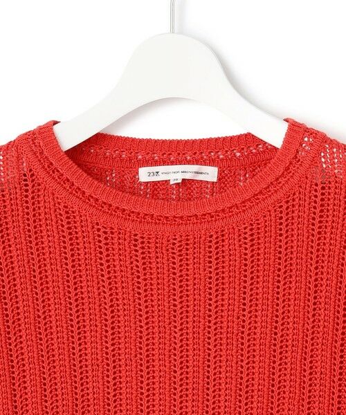 S size ONWARD(小さいサイズ) / エスサイズオンワード ニット・セーター | 【洗える】コットンギマ ストライプ ニット | 詳細11