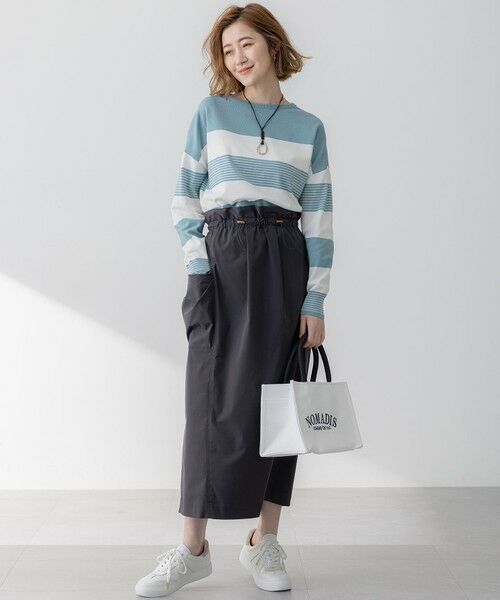 S size ONWARD(小さいサイズ) / エスサイズオンワード ニット・セーター | 【洗える】コットンポリエステルストレッチ ショート ニット | 詳細13