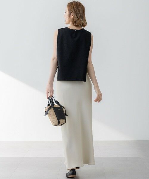 S size ONWARD(小さいサイズ) / エスサイズオンワード ベスト | 【洗える】エンブロイダリーレース ニットベスト | 詳細15