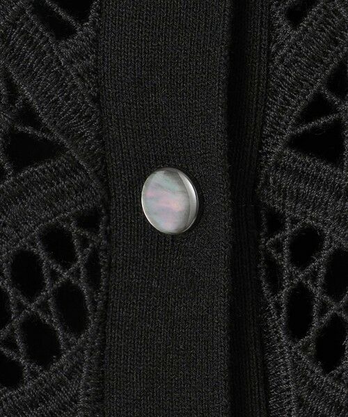 S size ONWARD(小さいサイズ) / エスサイズオンワード カーディガン・ボレロ | 【洗える】エンブロイダリーレース カーディガン | 詳細11