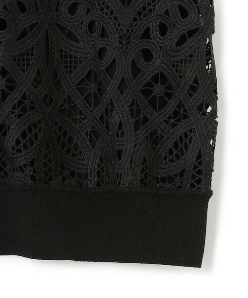 S size ONWARD(小さいサイズ) / エスサイズオンワード カーディガン・ボレロ | 【洗える】エンブロイダリーレース カーディガン | 詳細12