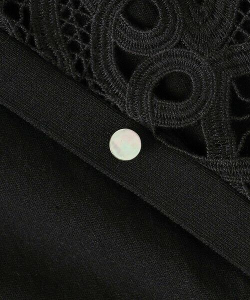 S size ONWARD(小さいサイズ) / エスサイズオンワード カーディガン・ボレロ | 【洗える】エンブロイダリーレース カーディガン | 詳細14