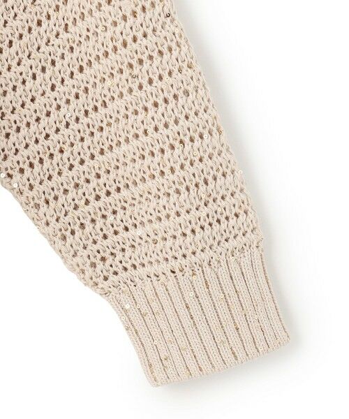 S size ONWARD(小さいサイズ) / エスサイズオンワード ニット・セーター | 【洗える】スパングル ボートネック ニット | 詳細14