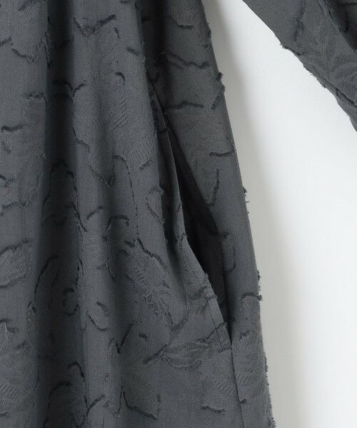 S size ONWARD(小さいサイズ) / エスサイズオンワード ロング・マキシ丈ワンピース | 【SLOW/一部店舗限定】コットンジャカード ワンピース | 詳細5