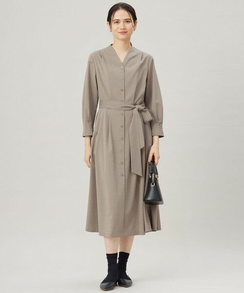 S size ONWARD(小さいサイズ) / エスサイズオンワード ミニ丈・ひざ丈ワンピース | 【接触冷感・UVカット・吸水速乾・洗える】ドライタッチファンクショナル ワンピース | 詳細3