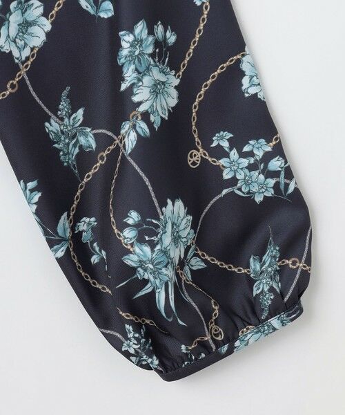 S size ONWARD(小さいサイズ) / エスサイズオンワード ロング・マキシ丈ワンピース | 【洗える】スカーフデザインプリント ワンピース | 詳細15