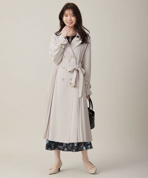 S size ONWARD(小さいサイズ) / エスサイズオンワード ロング・マキシ丈ワンピース | 【洗える】スカーフデザインプリント ワンピース | 詳細9