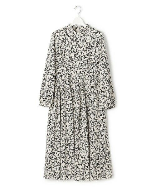 S size ONWARD(小さいサイズ) / エスサイズオンワード ロング・マキシ丈ワンピース | 【洗える】シャドーリーフプリント ワンピース | 詳細3