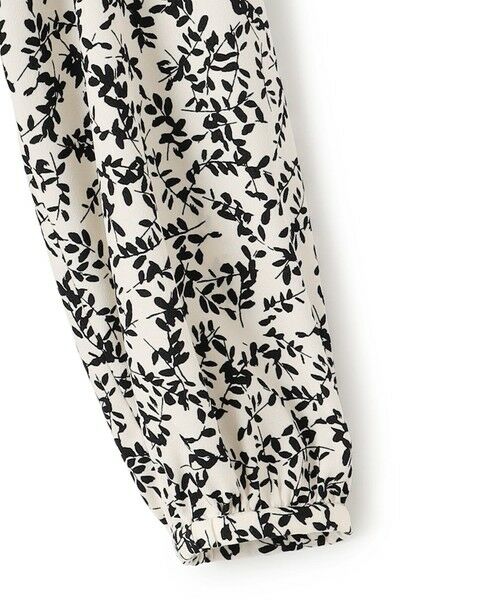 S size ONWARD(小さいサイズ) / エスサイズオンワード ロング・マキシ丈ワンピース | 【洗える】シャドーリーフプリント ワンピース | 詳細7