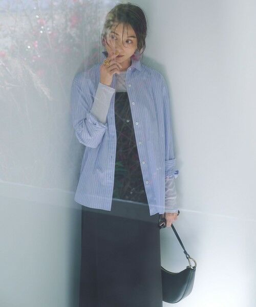 S size ONWARD(小さいサイズ) / エスサイズオンワード ロング・マキシ丈ワンピース | 【吸水速乾/防シワ/洗える】ジョーゼットサテン キャミソールワンピース | 詳細3