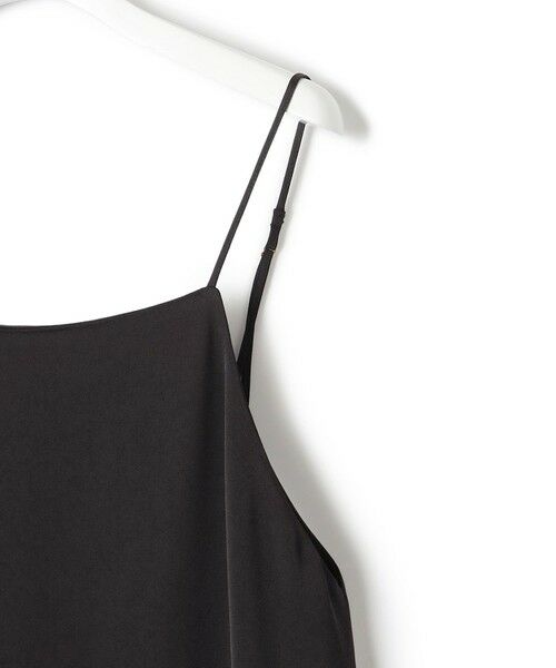 S size ONWARD(小さいサイズ) / エスサイズオンワード ロング・マキシ丈ワンピース | 【吸水速乾/防シワ/洗える】ジョーゼットサテン キャミソールワンピース | 詳細9