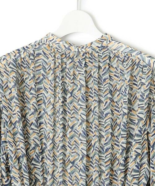 S size ONWARD(小さいサイズ) / エスサイズオンワード ロング・マキシ丈ワンピース | 【洗える】シアーヘリンボーンプリント ワンピース | 詳細9