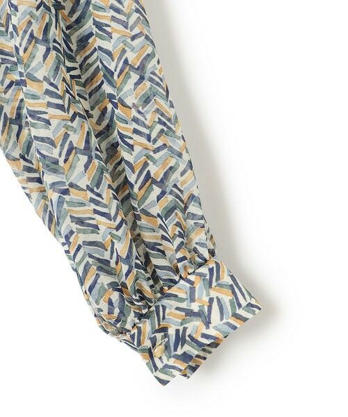 S size ONWARD(小さいサイズ) / エスサイズオンワード ロング・マキシ丈ワンピース | 【洗える】シアーヘリンボーンプリント ワンピース | 詳細10