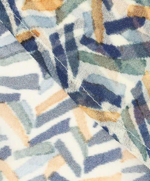 S size ONWARD(小さいサイズ) / エスサイズオンワード ロング・マキシ丈ワンピース | 【洗える】シアーヘリンボーンプリント ワンピース | 詳細12