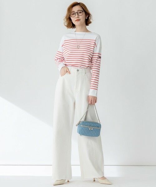 S size ONWARD(小さいサイズ) / エスサイズオンワード デニムパンツ | 【SLOW/一部店舗限定】LIGHT DENIM バレルワイド パンツ | 詳細6