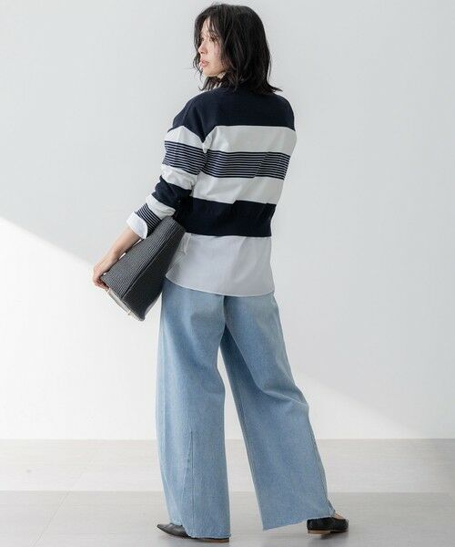 S size ONWARD(小さいサイズ) / エスサイズオンワード デニムパンツ | 【SLOW/一部店舗限定】LIGHT DENIM バレルワイド パンツ | 詳細26