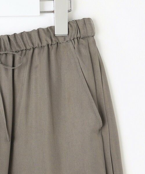 S size ONWARD(小さいサイズ) / エスサイズオンワード その他パンツ | 【SLOW/一部店舗限定】キュプラフィブリルクロス サイドライン ワイドパンツ | 詳細8