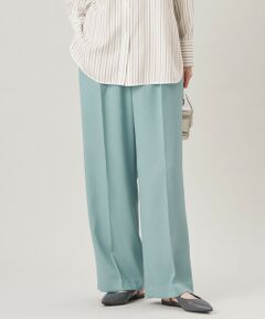 S size ONWARD(小さいサイズ) / エスサイズオンワード その他パンツ | 【セットアップ対応・接触冷感・洗える】リネンライクシンセティックワイドストレート パンツ