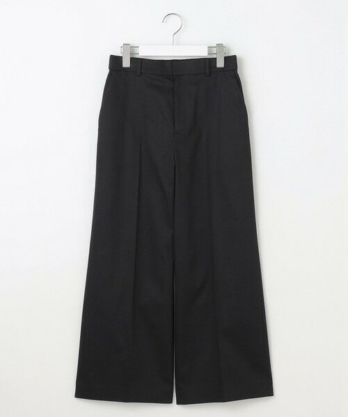S size ONWARD(小さいサイズ) / エスサイズオンワード その他パンツ | 【UVカット・接触冷感・洗える】コットンサテンクロップド丈ワイドストレート パンツ | 詳細17