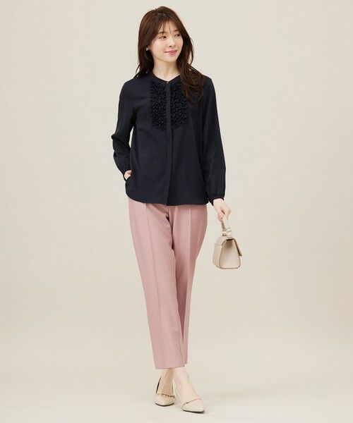 S size ONWARD(小さいサイズ) / エスサイズオンワード その他パンツ | 【洗える】褒めらレディテーパード パンツ | 詳細27