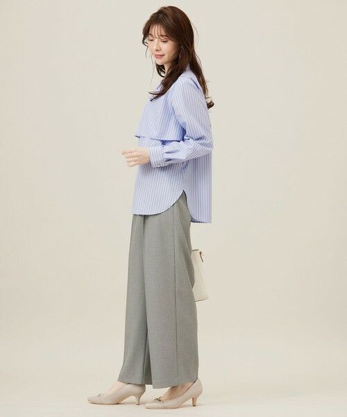 S size ONWARD(小さいサイズ) / エスサイズオンワード その他パンツ | 【洗える】褒めらレディ ワイドパンツ | 詳細7