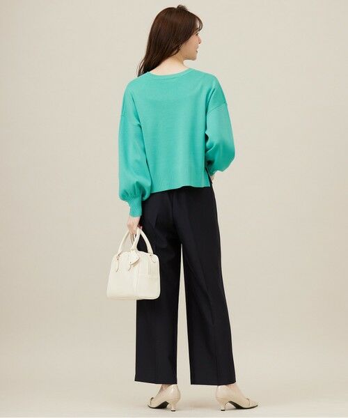 S size ONWARD(小さいサイズ) / エスサイズオンワード その他パンツ | 【洗える】褒めらレディ ワイドパンツ | 詳細10