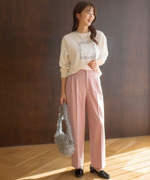 S size ONWARD(小さいサイズ) / エスサイズオンワード その他パンツ | 【洗える】褒めらレディ ワイドパンツ | 詳細18