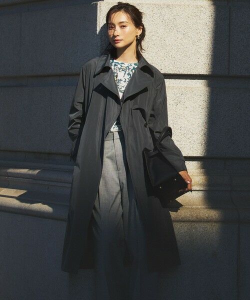 S size ONWARD(小さいサイズ) / エスサイズオンワード その他パンツ | 【セットアップ対応/洗える】スラブツイードストレッチ ワイド パンツ | 詳細3