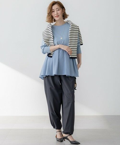 S size ONWARD(小さいサイズ) / エスサイズオンワード その他パンツ | 【撥水加工/洗える】ナイロン2WAYストレッチ パラシュート パンツ | 詳細8