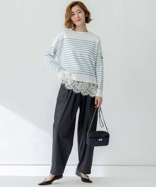 S size ONWARD(小さいサイズ) / エスサイズオンワード その他パンツ | 【撥水加工/洗える】ナイロン2WAYストレッチ パラシュート パンツ | 詳細6