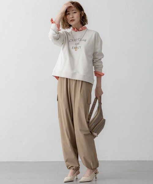 S size ONWARD(小さいサイズ) / エスサイズオンワード その他パンツ | 【撥水加工/洗える】ナイロン2WAYストレッチ パラシュート パンツ | 詳細25