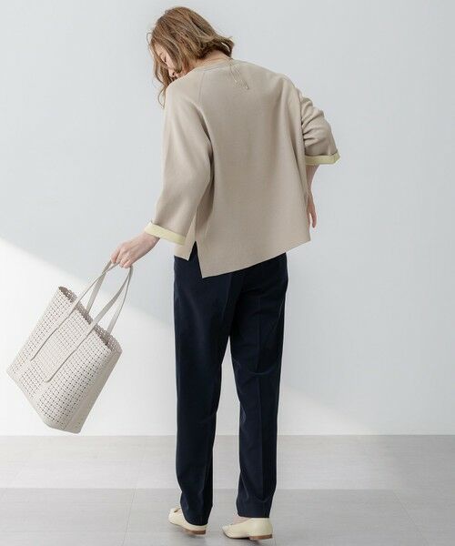 S size ONWARD(小さいサイズ) / エスサイズオンワード その他パンツ | 【セットアップ対応/洗える】2WAYストレッチツイル ドロスト パンツ | 詳細21