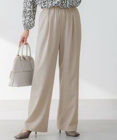 S size ONWARD(小さいサイズ) / エスサイズオンワード その他パンツ | 【セットアップ対応/洗える】2WAYストレッチツイル ワイドパンツ