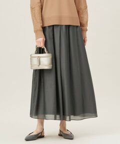 S size ONWARD(小さいサイズ) / エスサイズオンワード ミニ・ひざ丈スカート | 【洗える】エアリー スカート