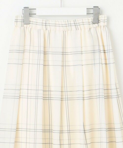 S size ONWARD(小さいサイズ) / エスサイズオンワード ミニ・ひざ丈スカート | 【SHIHOさん着用・洗える】エアリーウィンドウペンチェックプリント スカート | 詳細9