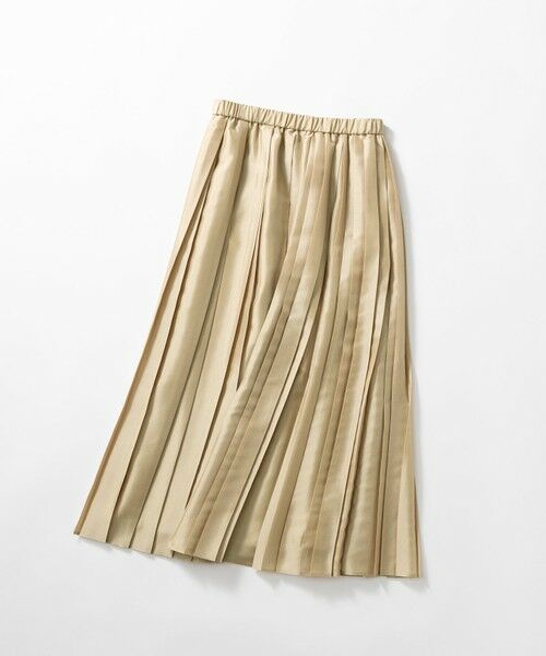 S size ONWARD(小さいサイズ) / エスサイズオンワード ロング・マキシ丈スカート | 【洗える】シアーコンビ プリーツ スカート | 詳細5