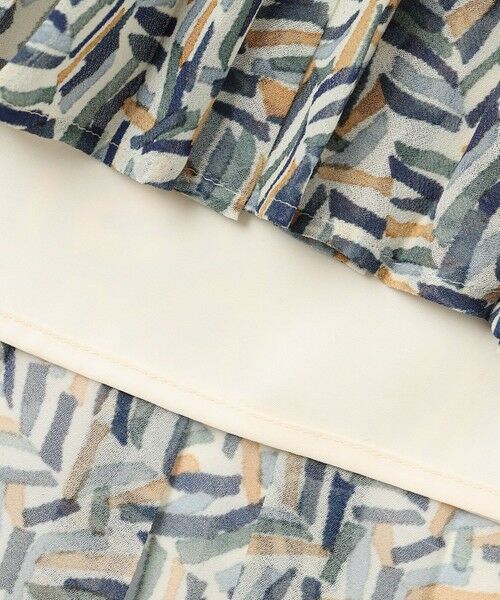 S size ONWARD(小さいサイズ) / エスサイズオンワード ロング・マキシ丈スカート | 【洗える】シアーヘリンボーンプリント プリーツ スカート | 詳細18