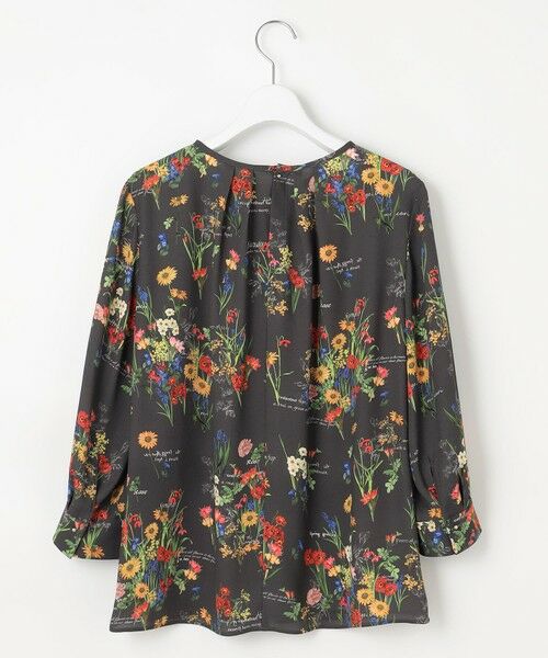 S size ONWARD(小さいサイズ) / エスサイズオンワード シャツ・ブラウス | 【洗える】フラワーガーデンプリント ブラウス | 詳細10